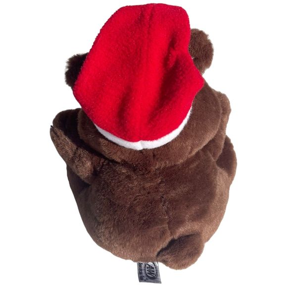 Vtg A&W Rooty Root Beer Bear Plush Christmas Santa Holiday Stuffed 2003 - Picture 2 of 11